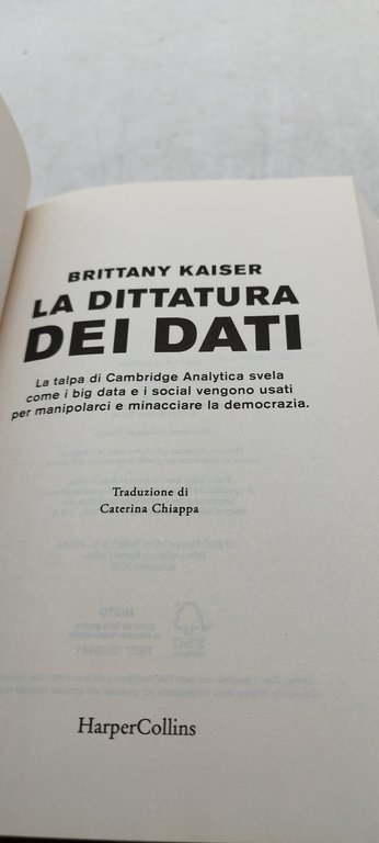 brittany kaiser la dittatura dei dati