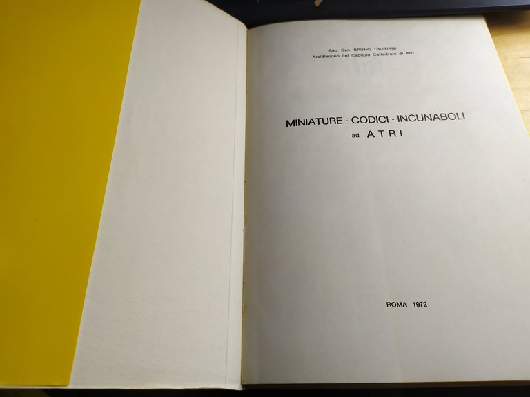 bruno trubiani miniature codici incunaboli ad atri