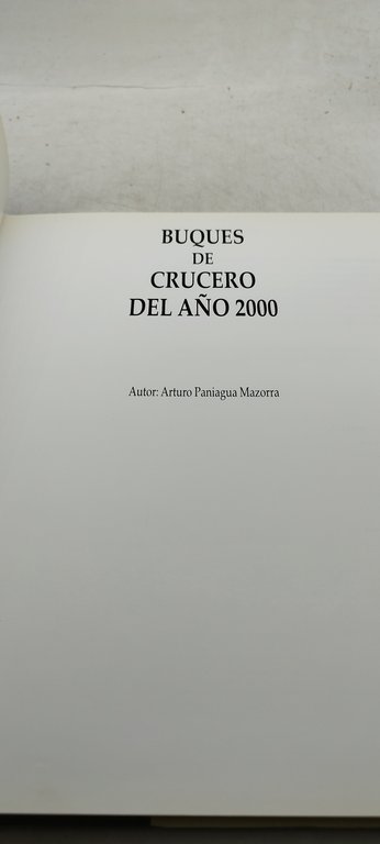 buques de crucero del ano 2000 arturo paniagua
