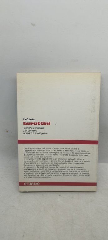 burattini tecniche e materiali per costruire animare e sceneggiare