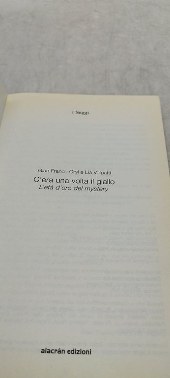 c'era una volta il giallo l'età d'oro del mystery