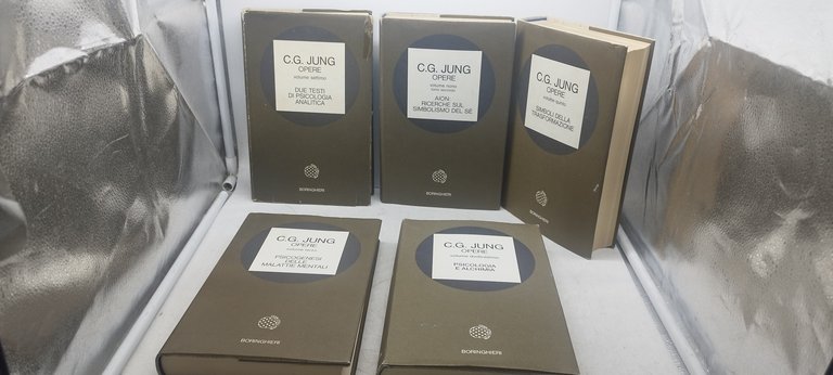 c.g.jung opere 20 volumi boringhieri volumi sottolineati evidenziati a colori …