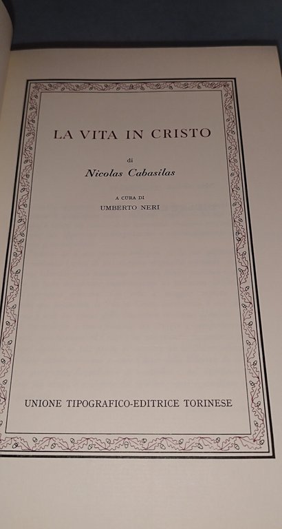 cabasilas la vita in cristo classici utet | Immagine Gallery 7