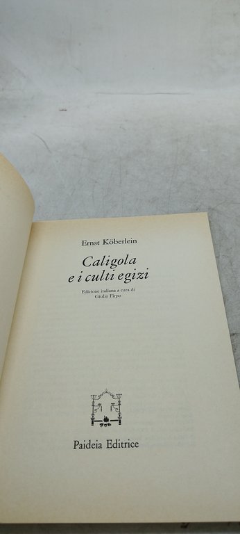 caligola e i culti egizi 27 antichità classica e cristiana