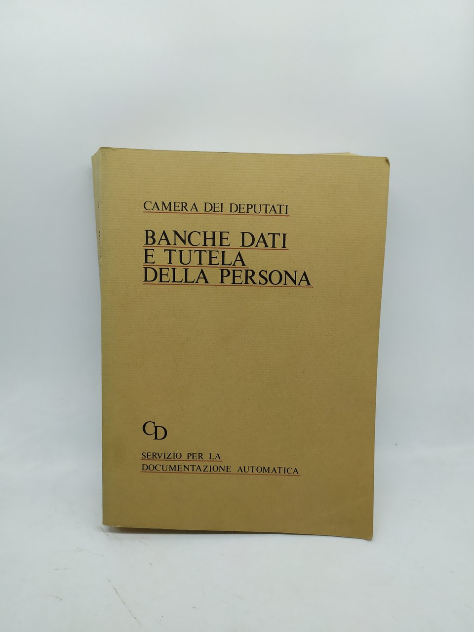 camera dei deputati banche dati e tutela della persona