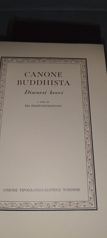 canone buddhista discorsi brevi e lunghi 2 volumi classici utet | Immagine Gallery 7