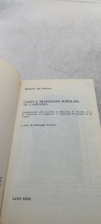 canti e tradizioni popolari in campania