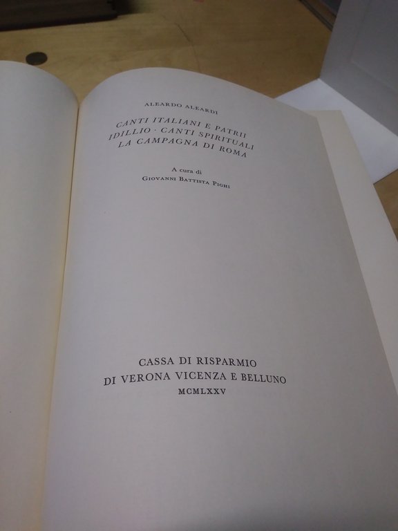 canti italiani e patrii canti spirituali aleardo idillio la campagna …