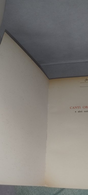 canti orfici e altri scritti dino campana vallecchi | Immagine Gallery 8