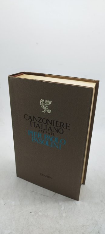 canzoniere italiano a cura di pier paolo pasolini
