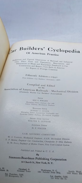 car builders'cyclopedia 1940