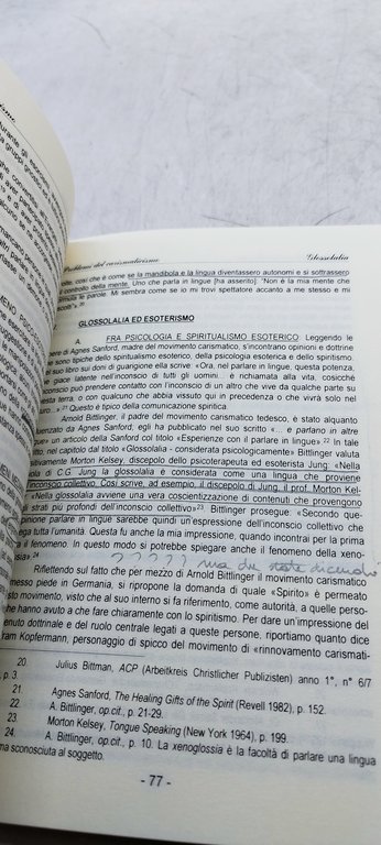 carismosofia paralleli fra occultismo e carismaticismo