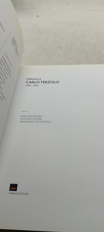 carlo terzolo omaggio a carlo terzolo 1904-1975