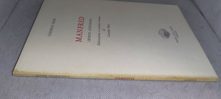 carmelo bene manfred (byron -schumann ) | Immagine Gallery 4