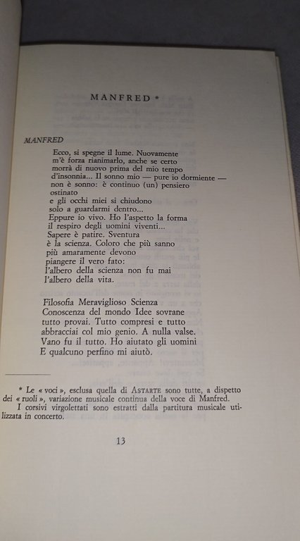 carmelo bene manfred (byron -schumann ) | Immagine Gallery 6