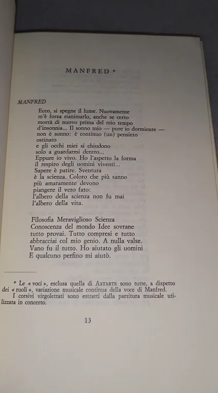 carmelo bene manfred (byron -schumann ) | Immagine Gallery 6