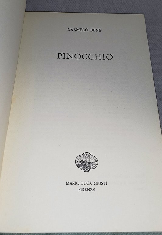 carmelo bene pinocchio edizione numerata | Immagine Gallery 10