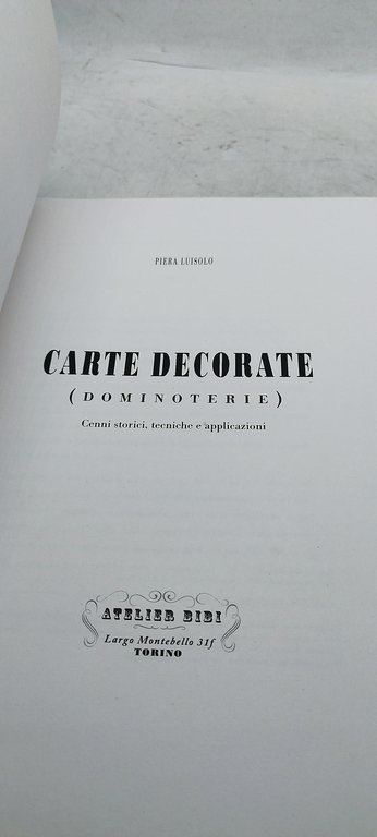 carte decorate dominotterie