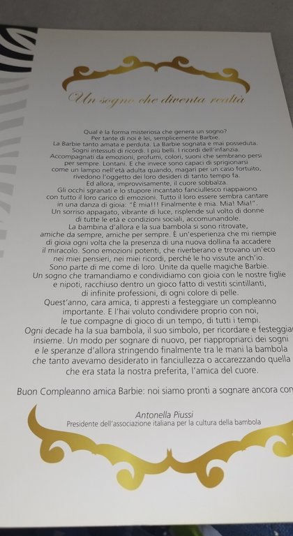 catalogo barbie 50 fiftieth anniversary primavera 2009 barbie collector mattel