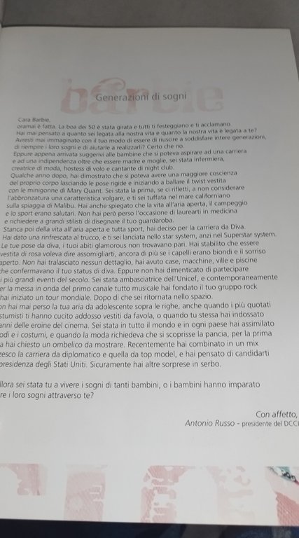 catalogo collector 50 fifteieth anniversary barbie mattel