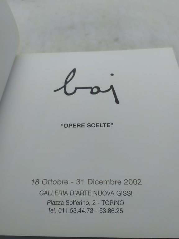 catalogo enrico baj galleria d'arte nuova gissi