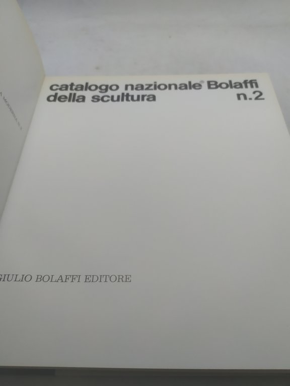 catalogo nazionale bolaffi della scultura n 2 bollaffi editore