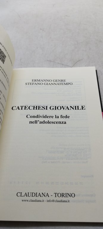catechesi giovanile condividere la fede nell'adolescenza