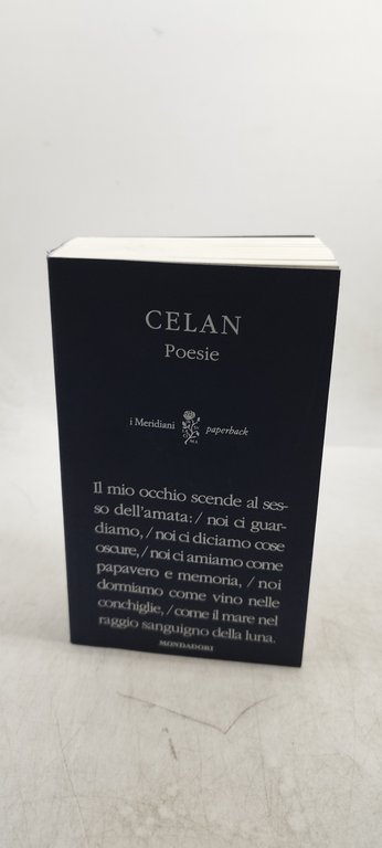 celan poesie i meridiani paperback