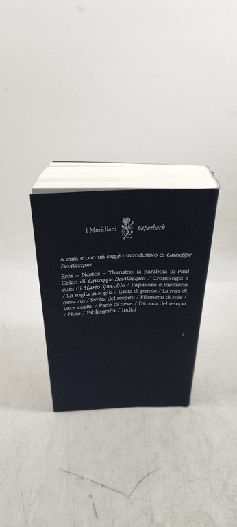 celan poesie i meridiani paperback