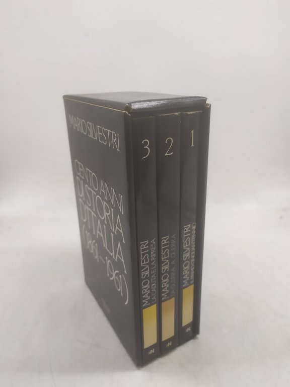 cento anni di storia d'italia 1861-1961 3 volumi cofanetto