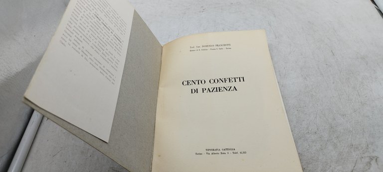 cento confetti di pazienza