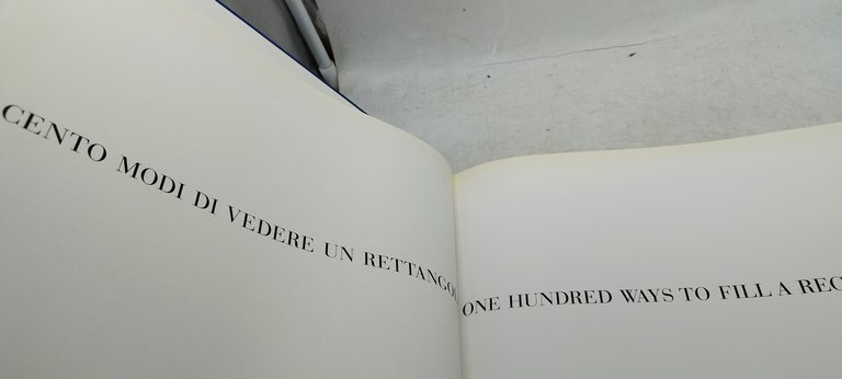 cento modi di vedere un rettangolo one hundred ways to …