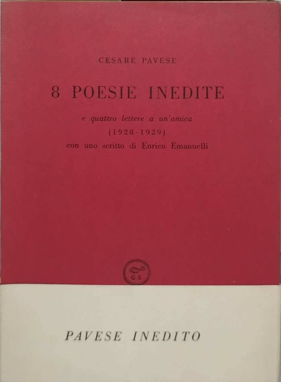 cesare pavese 8 poesie inedite e quattro lettere a un'amica … | Immagine principale