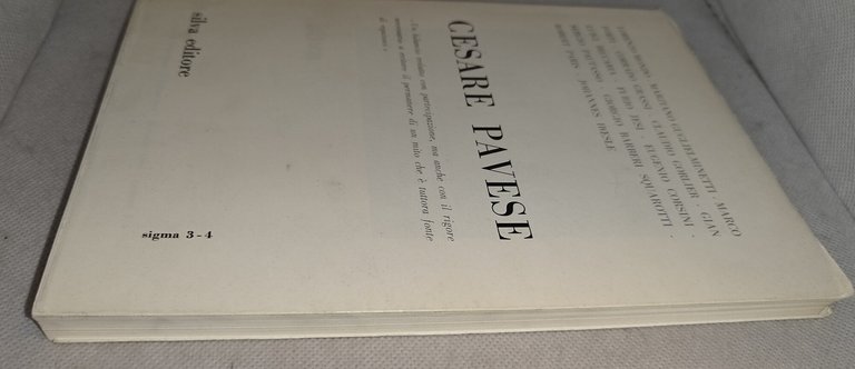 cesare pavese sigma 3-4 rivista trimestale | Immagine Gallery 3