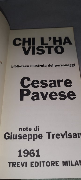 chi l'ha visto biblioteca illustrata dei personaggi pavese | Immagine Gallery 5