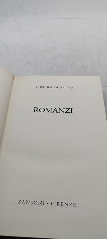 chrètien de troyes romanzi sansoni