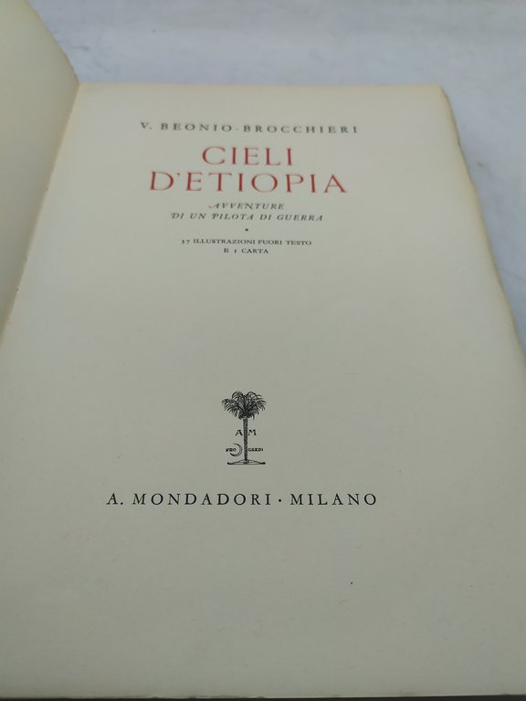 cielo d'etiopia mondadori 1936