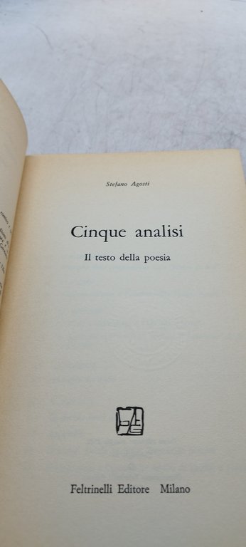 cinque analisi il testo della poesia