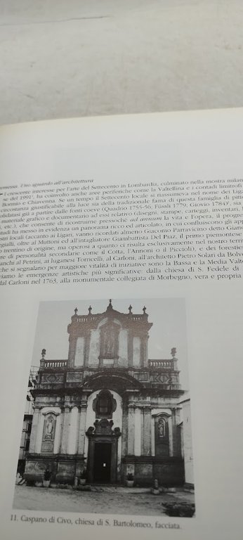 civiltà artistica in valtellina e valchiavenna il settecento