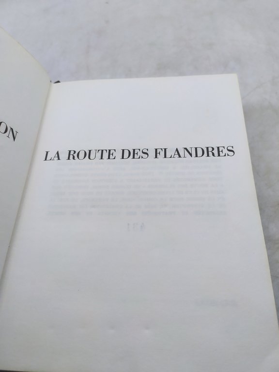 claude simon la route des flandres edizione numerata