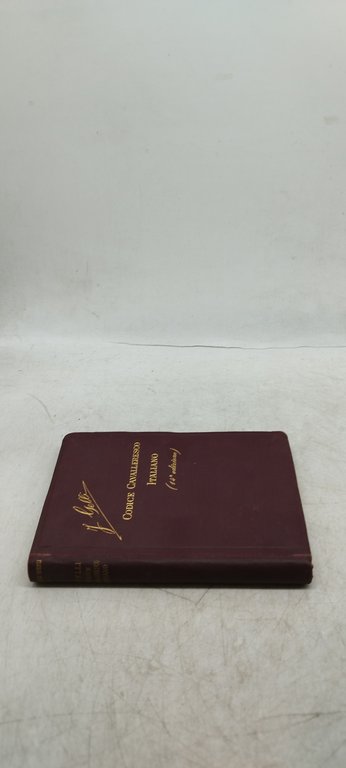 codice cavalleresco italiano 14^ edizione