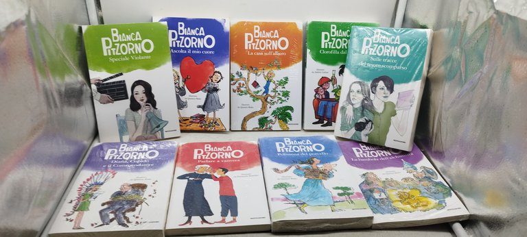 collana bianca pitzorno 20 volumi mondadori