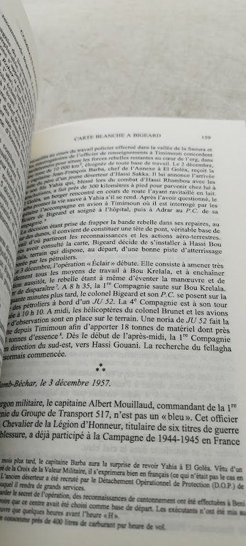 combats sahriens 1955 1962 preface du general bigeard