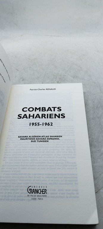 combats sahriens 1955 1962 preface du general bigeard