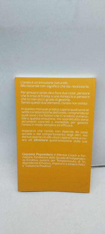 come eliminare l'ansia