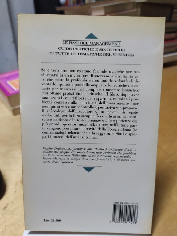 come investire in borsa con successo virgilio degiovanni marco nottana …