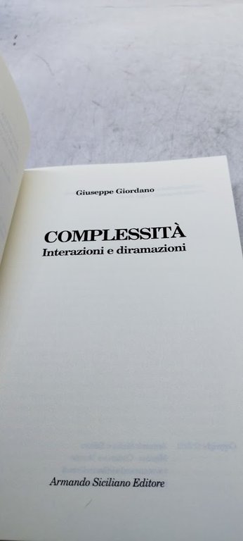 complessità interazioni e diramazioni