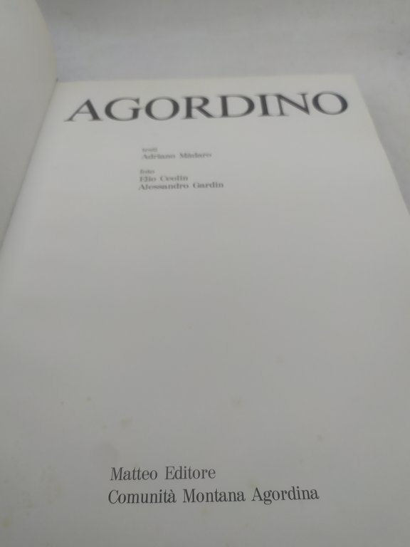 comunità montana agordina agordino matteo editore