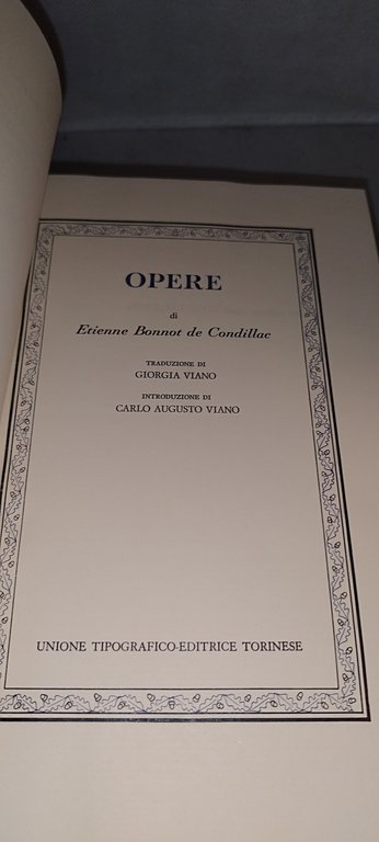 condillac opere di etienne bonnot de condillac classici utet | Immagine Gallery 7