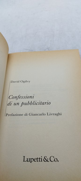 confessioni di un pubblicitario david ogilvy lupetti
